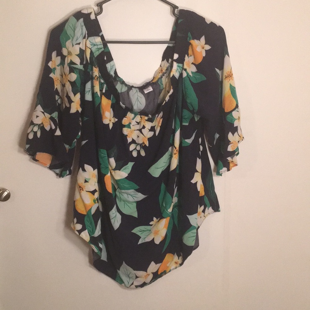 Off the shoulders top